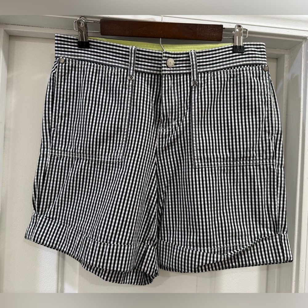 Liz Claiborne Black and White Gingham Women’s Shorts Size 10